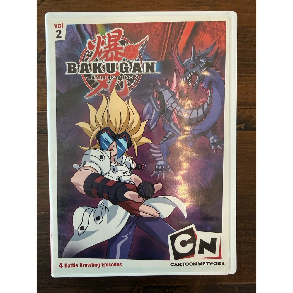 Bakugan Battle Brawlers DVD Vol 2 Cartoon Network 4 Battle Brawling Episodes